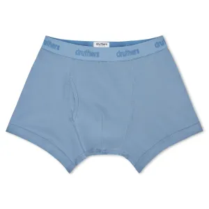 Organic Cotton Boxer Briefs - Dusty Blue