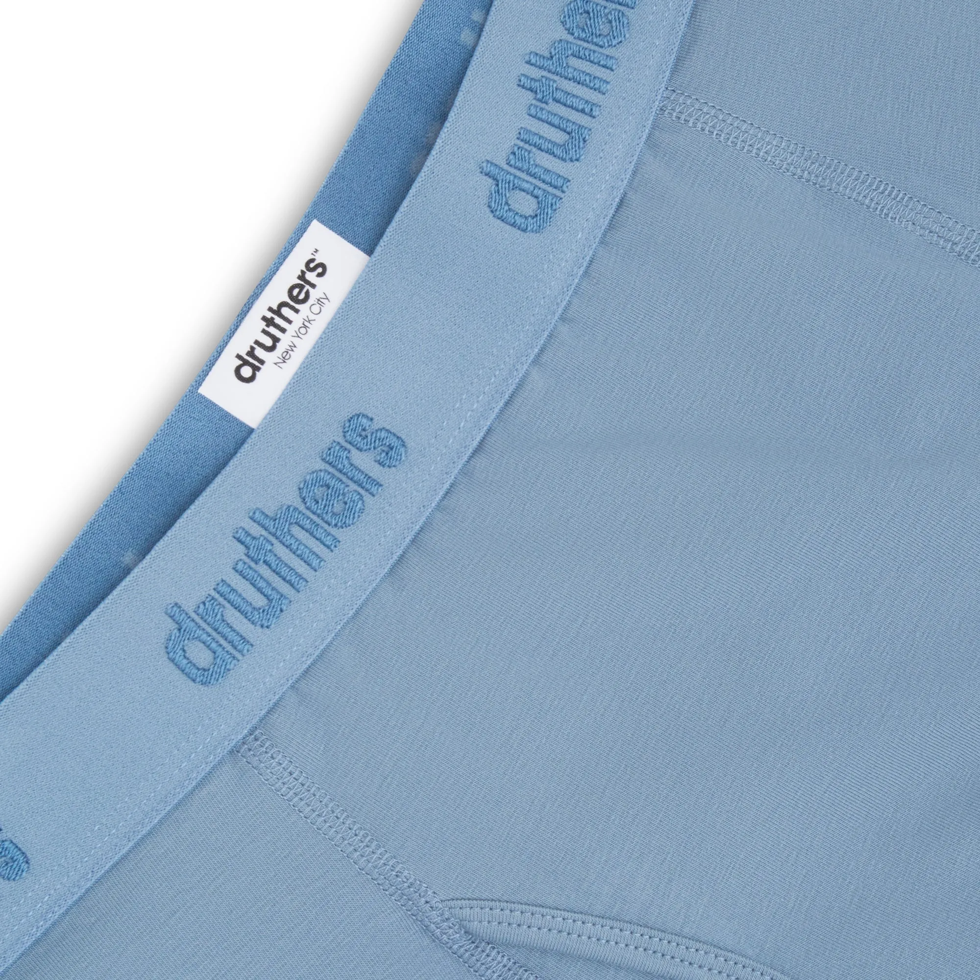Organic Cotton Boxer Briefs - Dusty Blue