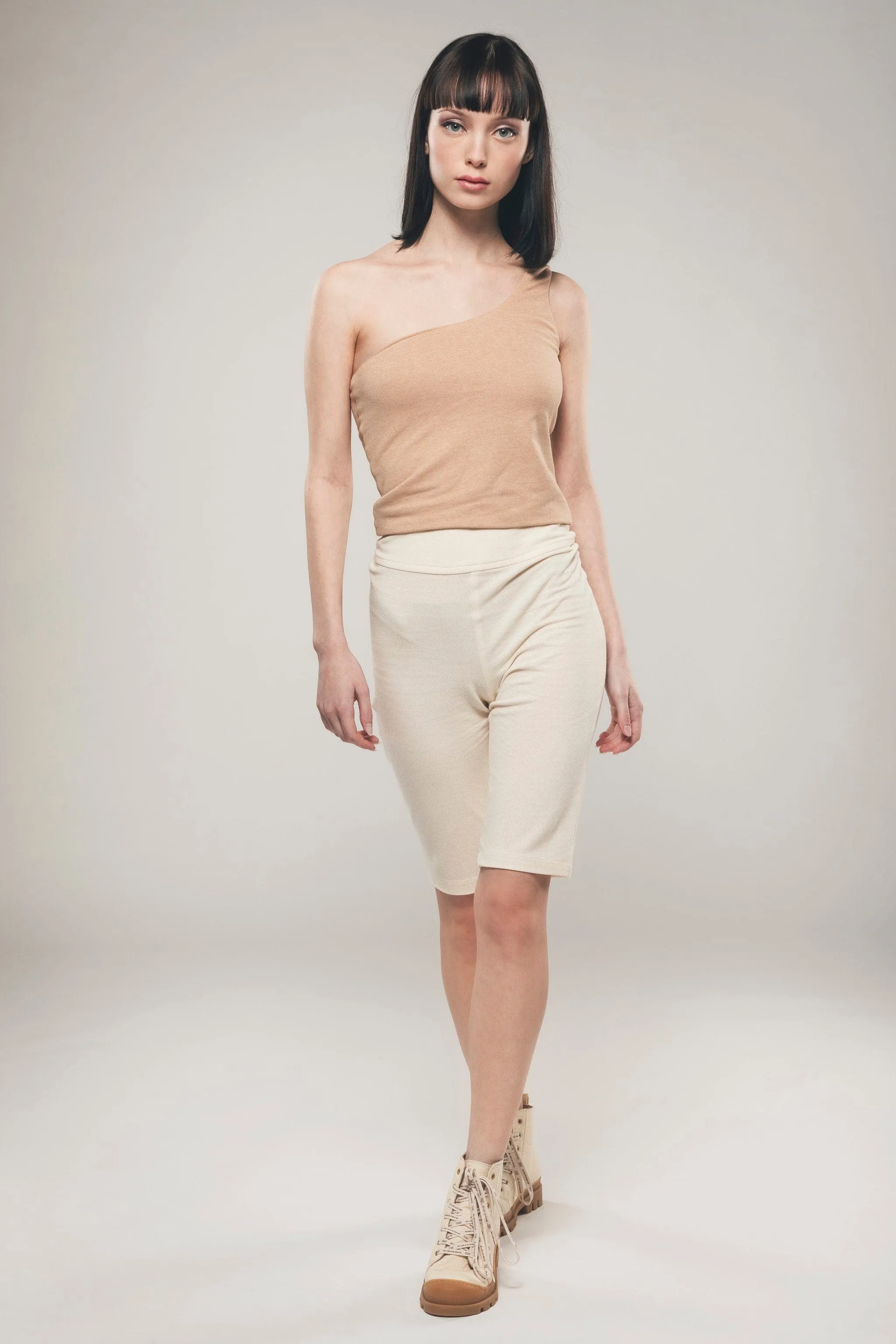 Organic Cotton Cycling Shorts | Ecru
