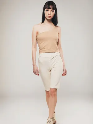 Organic Cotton Cycling Shorts | Ecru
