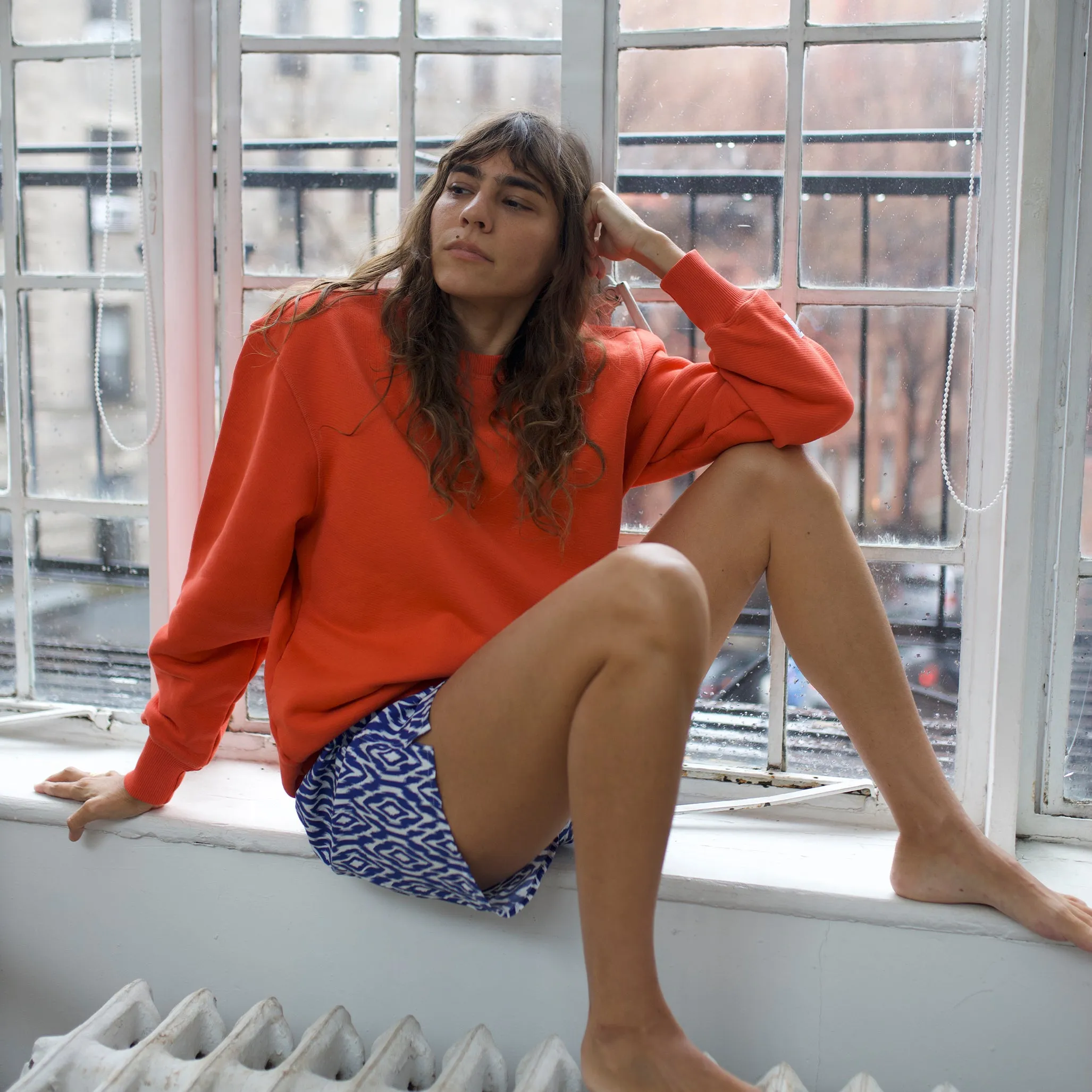 Organic Cotton Ikat Boxer Short