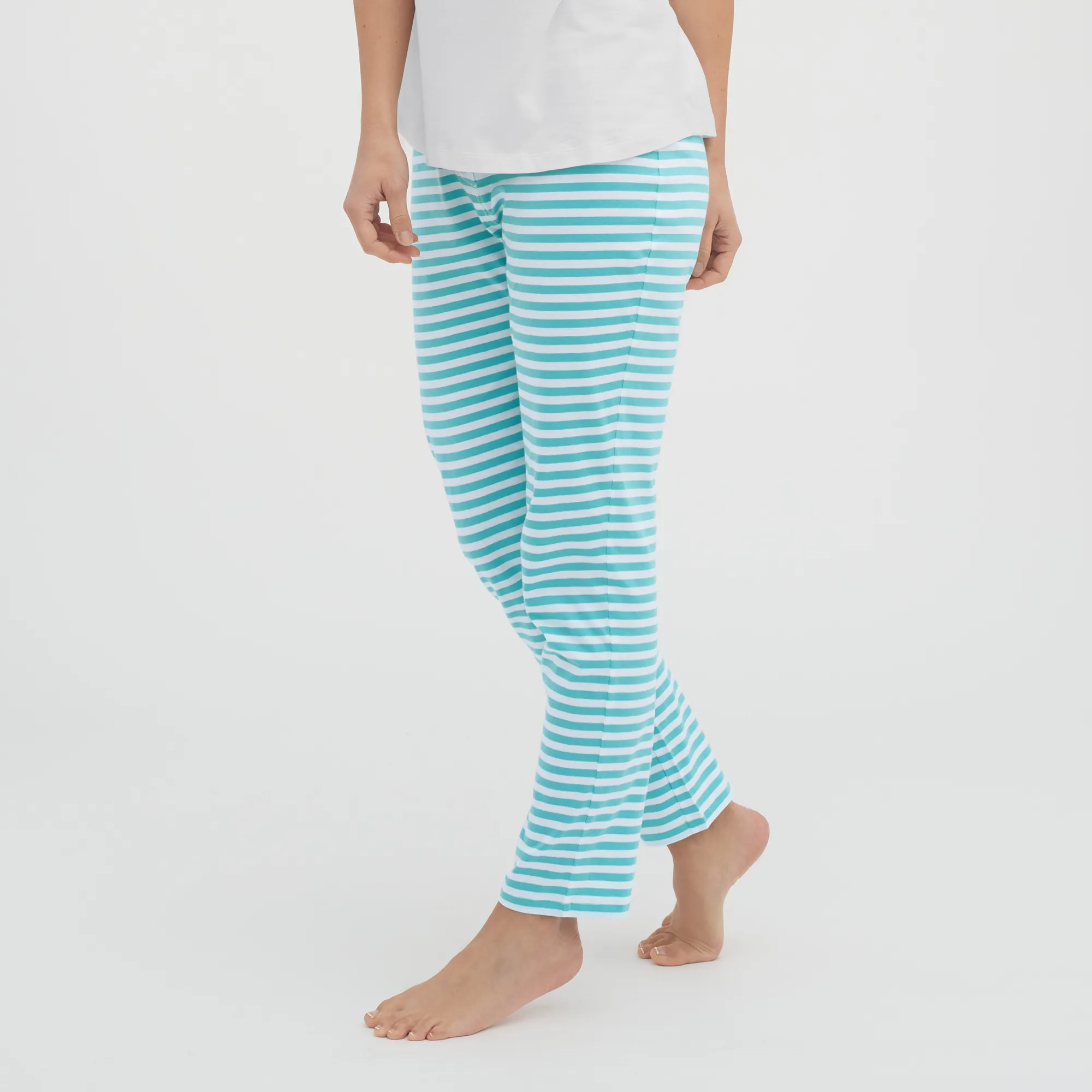 Organic Cotton Sleep Leggings: Womens
