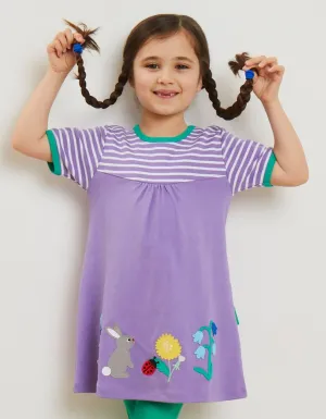 Organic Spring Applique Dress
