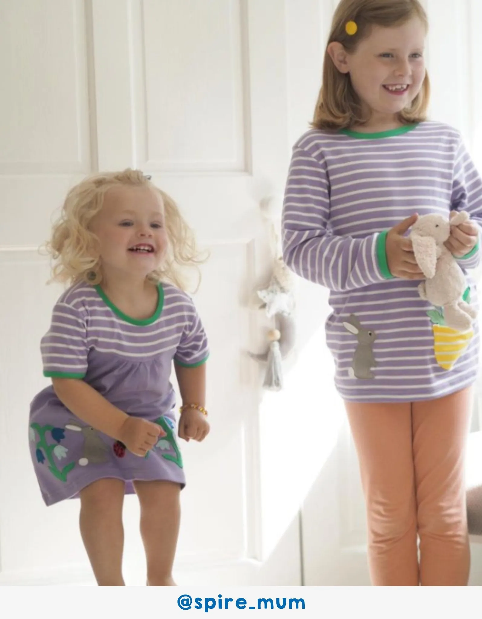 Organic Spring Applique Dress