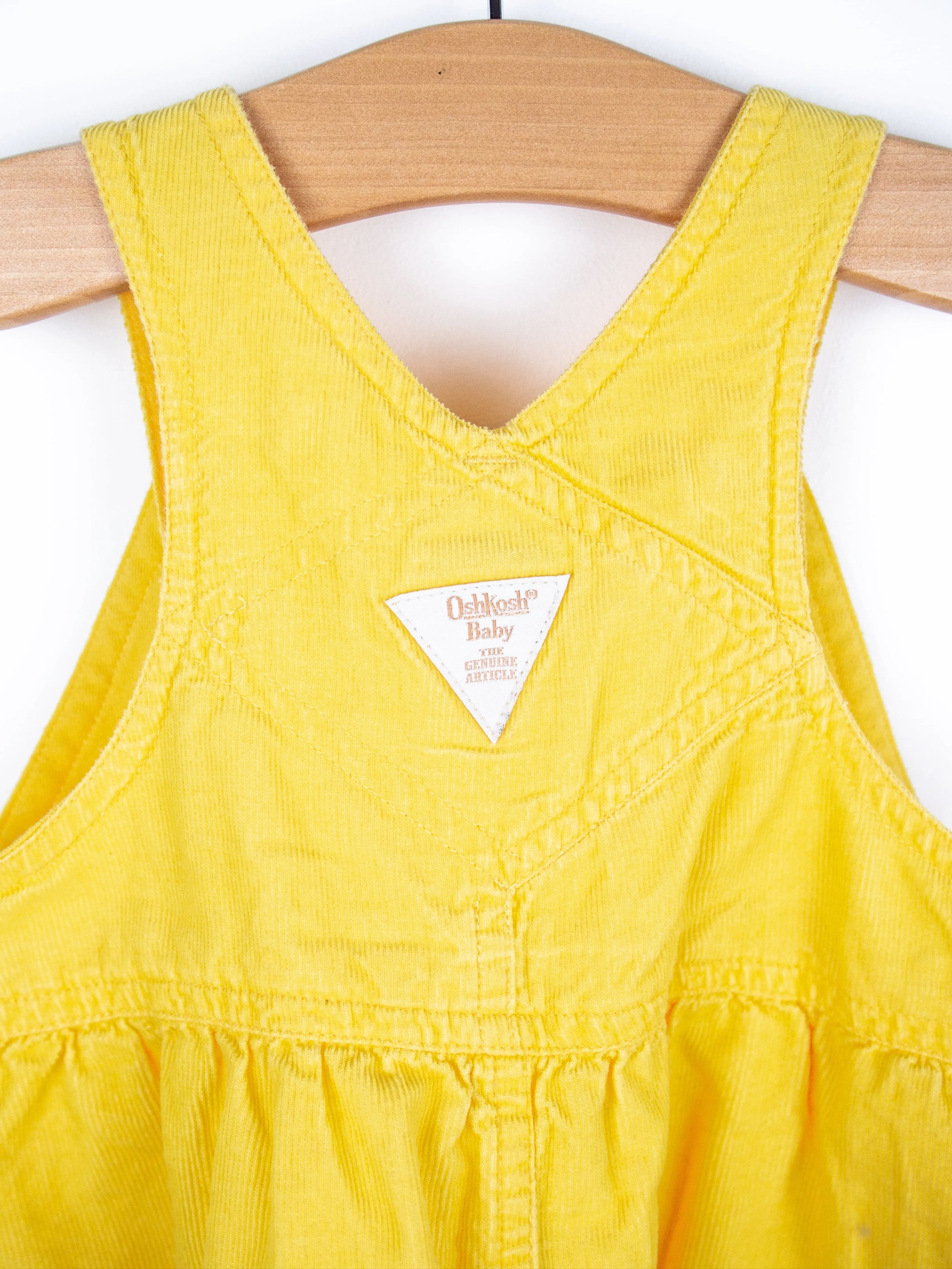 Osh Kosh Yellow Cord Dress - Age 6-9 months