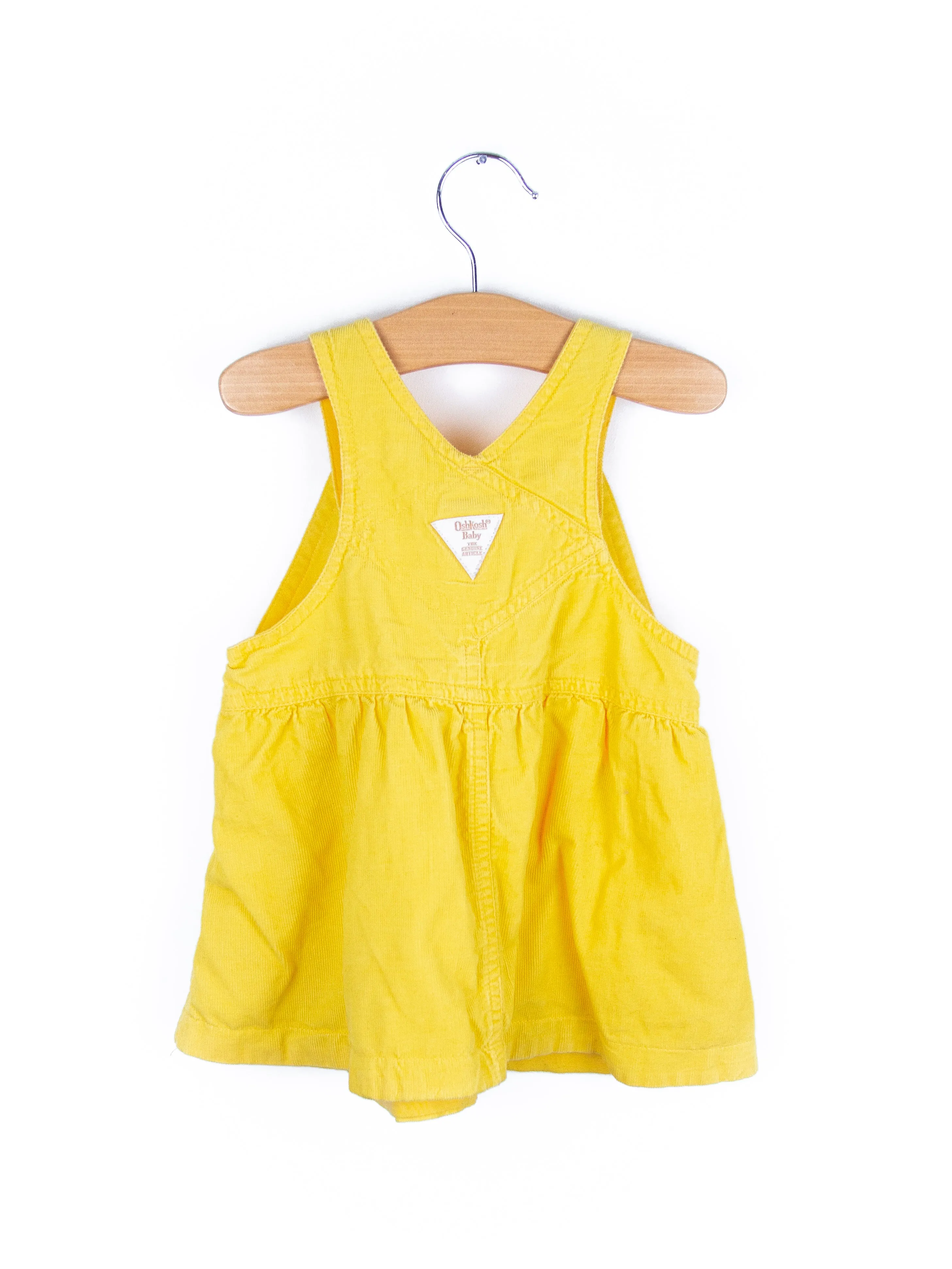 Osh Kosh Yellow Cord Dress - Age 6-9 months