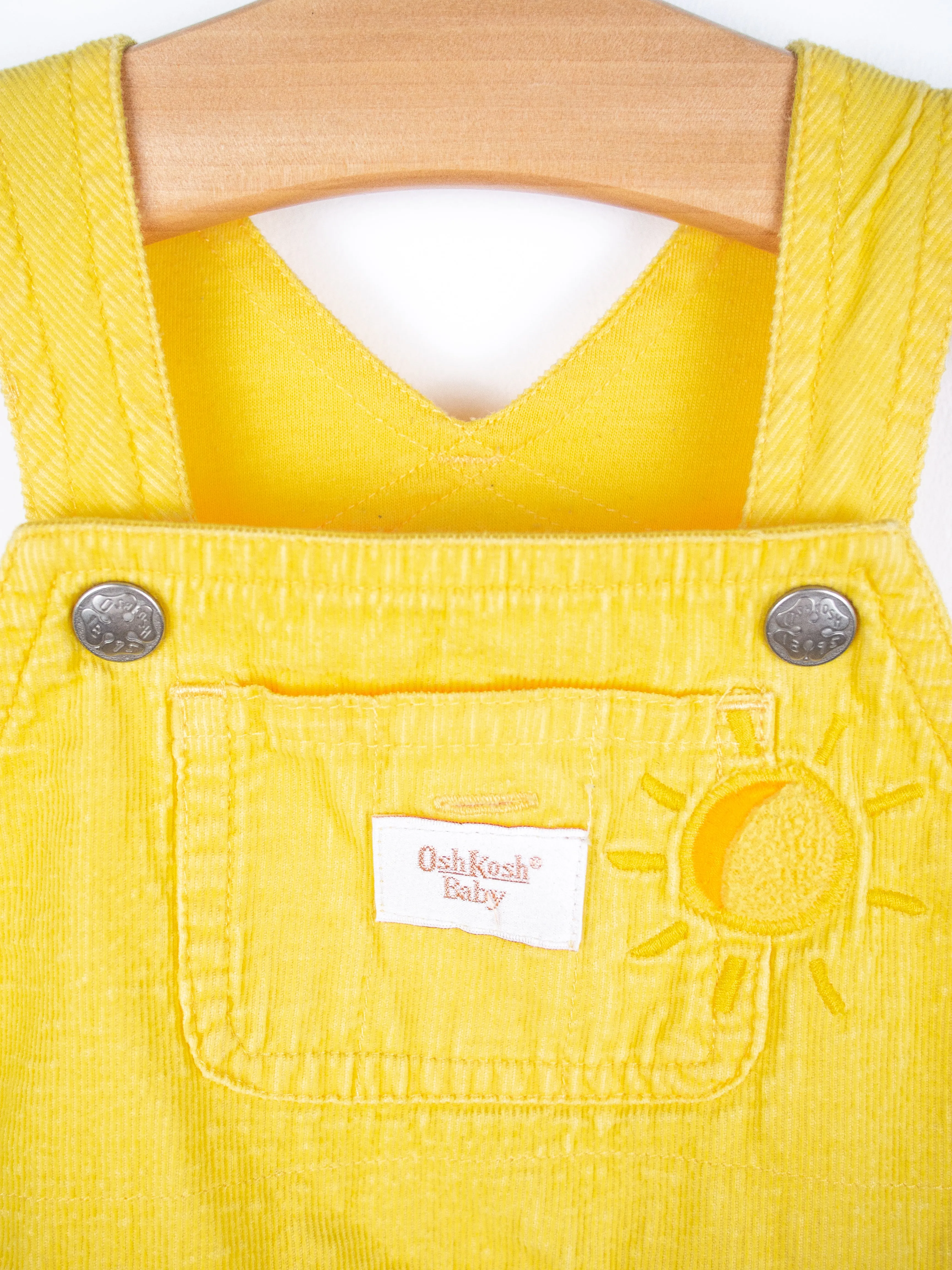 Osh Kosh Yellow Cord Dress - Age 6-9 months