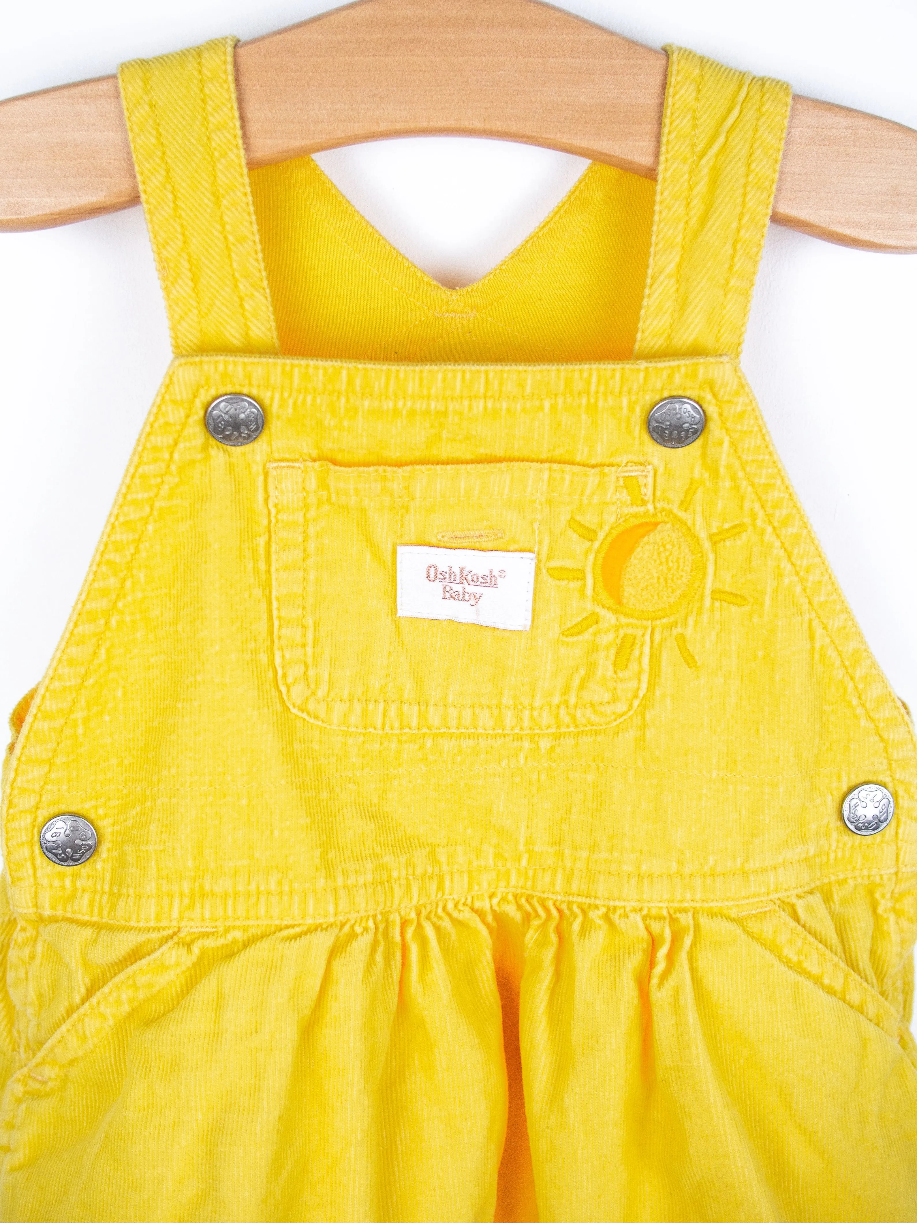 Osh Kosh Yellow Cord Dress - Age 6-9 months