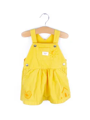 Osh Kosh Yellow Cord Dress - Age 6-9 months