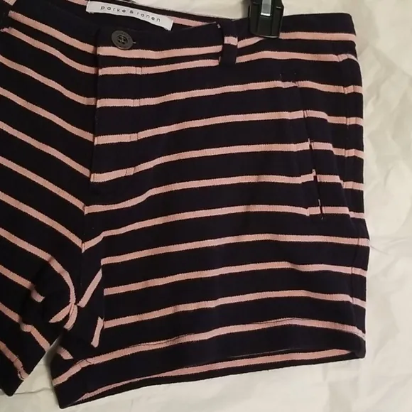 Parke &amp; Ronen Stripe Knit Shorts Holler Unisex