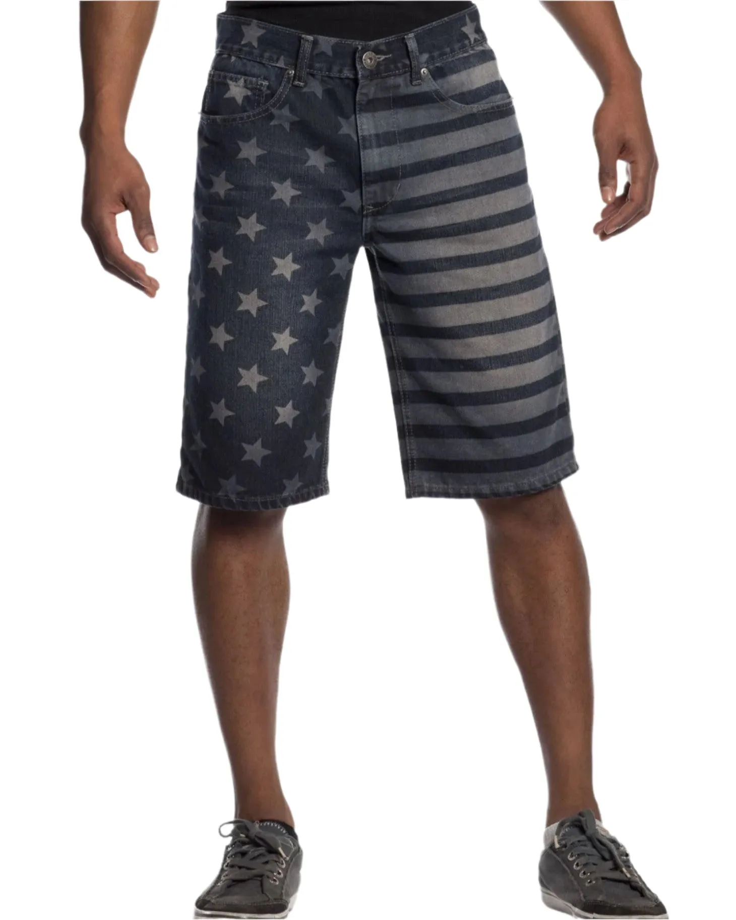 Patriotic Jean Shorts