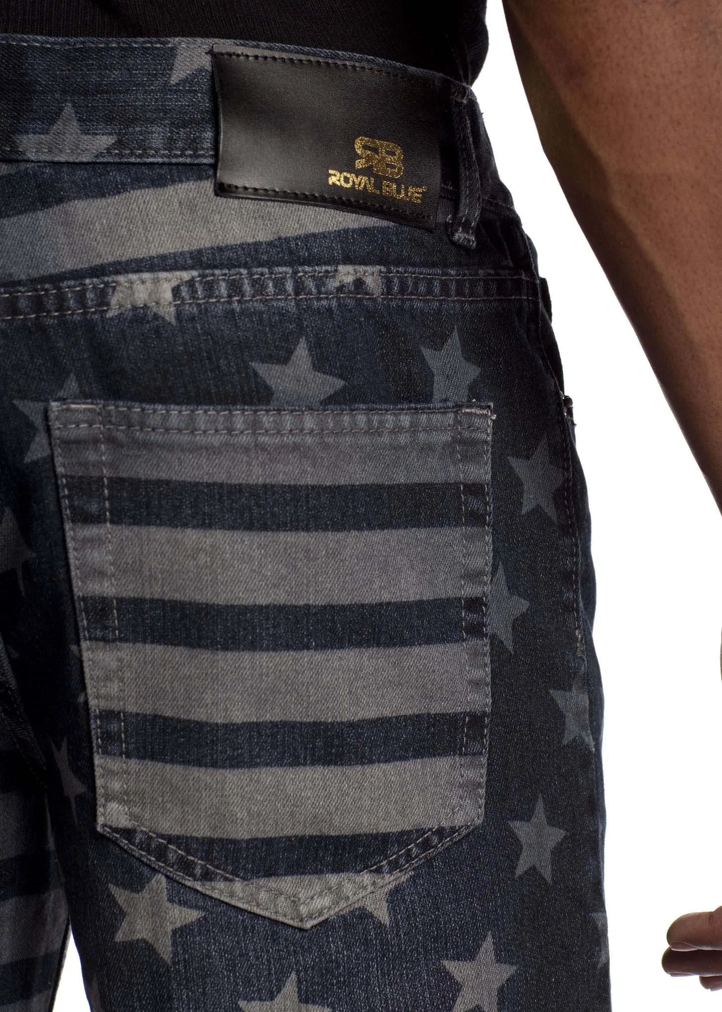 Patriotic Jean Shorts