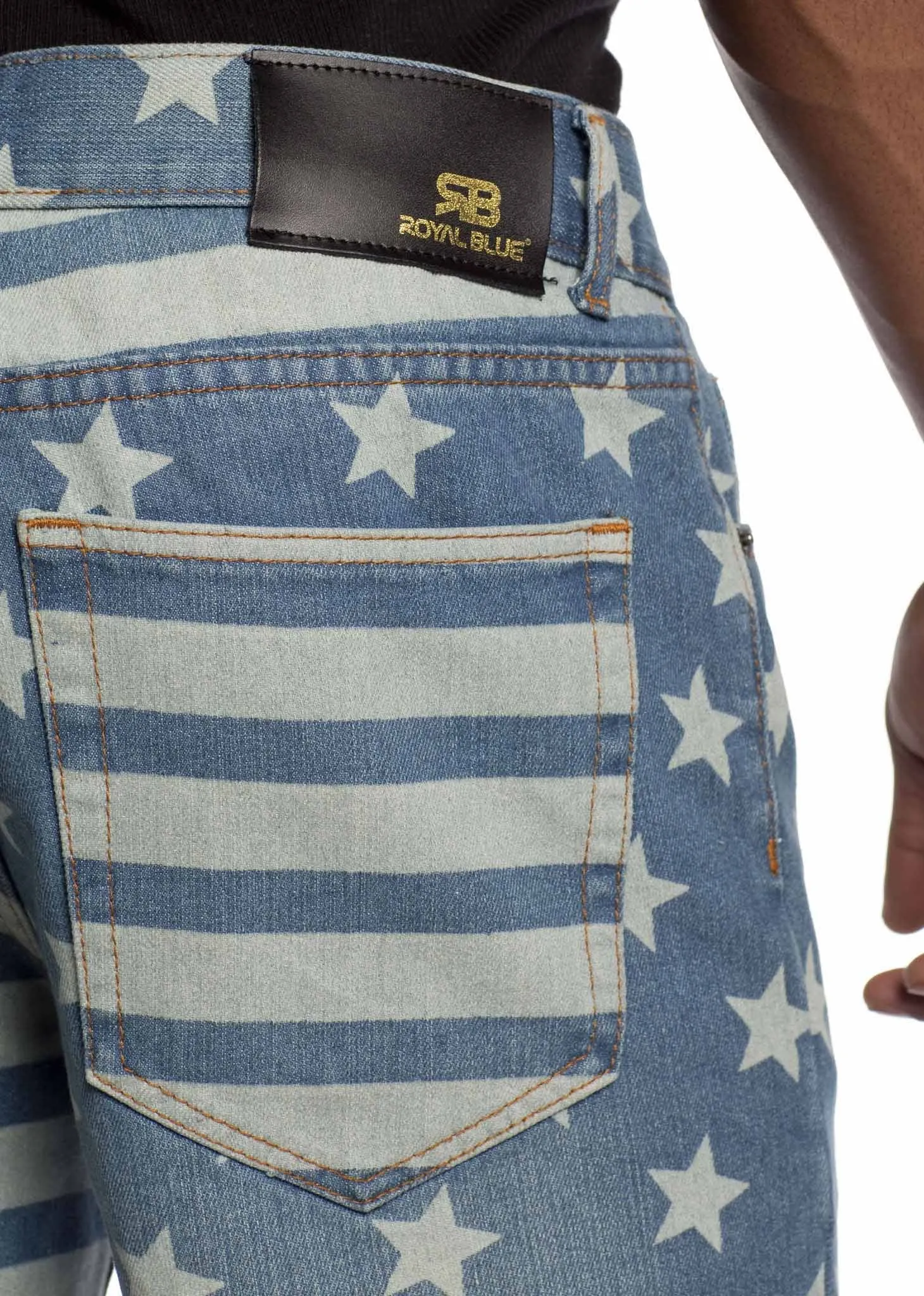 Patriotic Jean Shorts