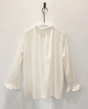 Pearl Organic Cotton Jersey Top in Ecru