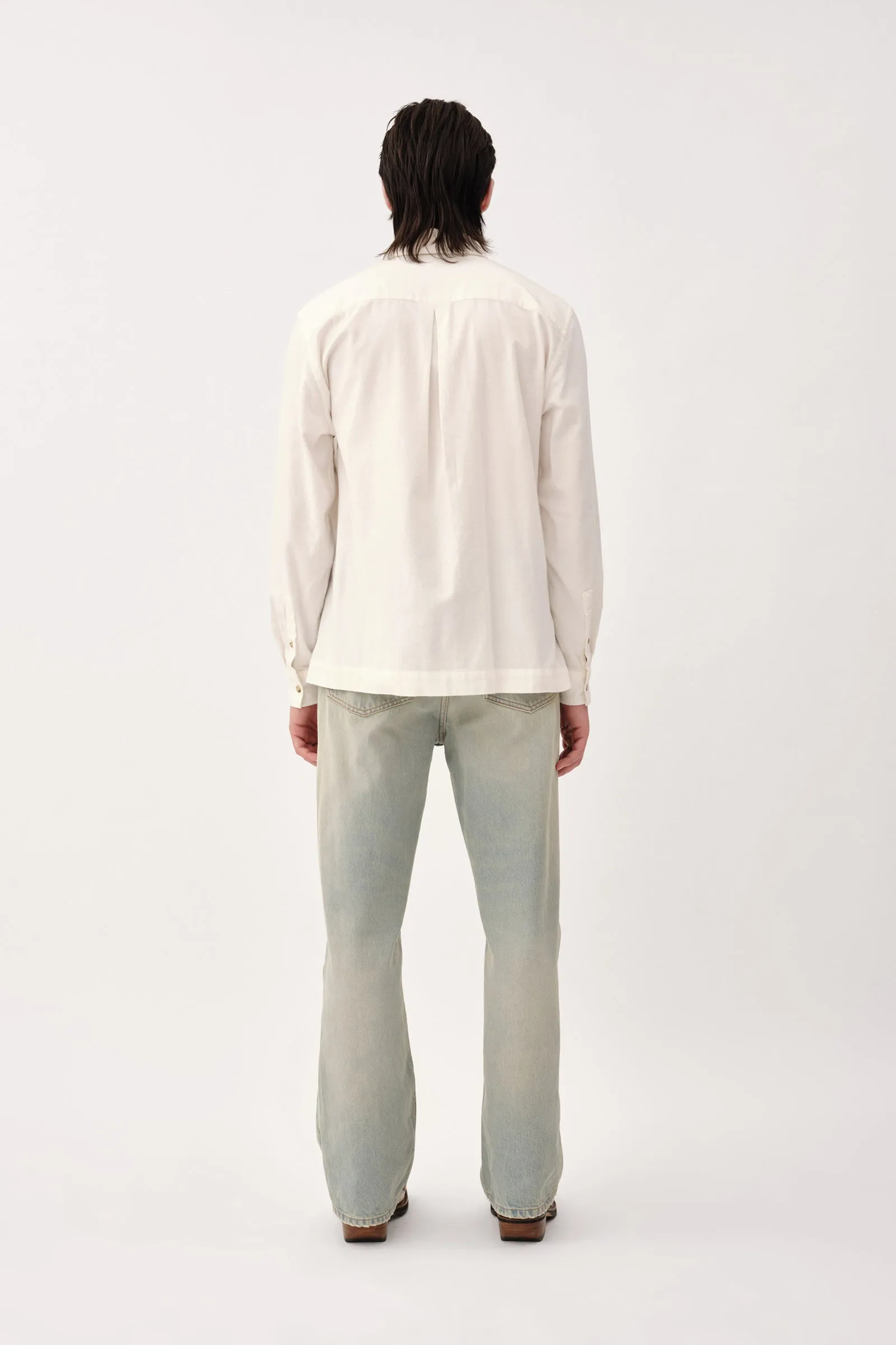 Penzo Brushed Flannel - Off White
