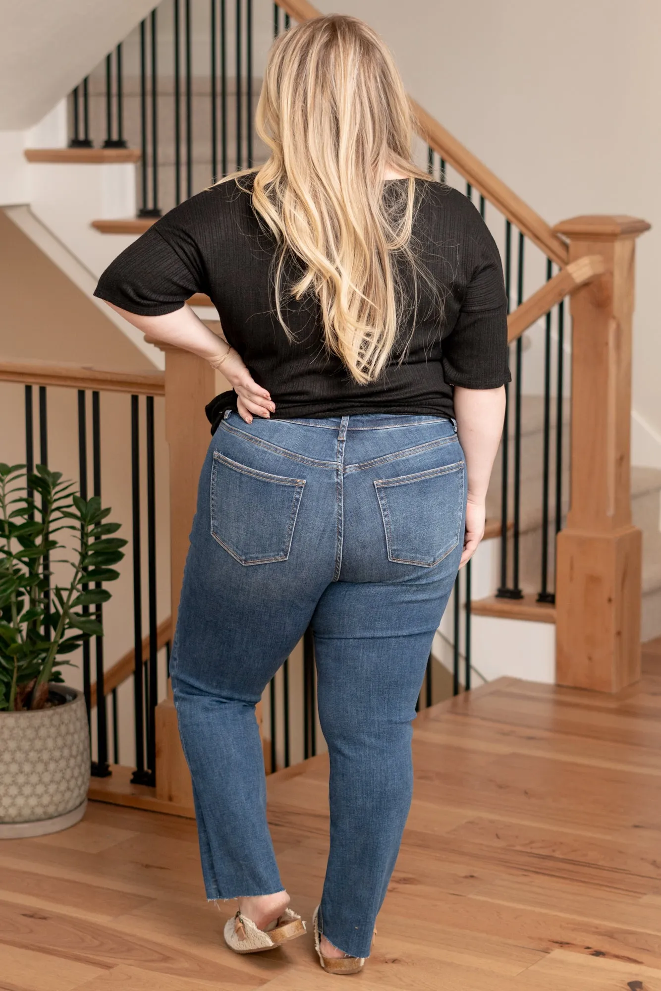 Plus Size Masterfully High Rise Slim Straight