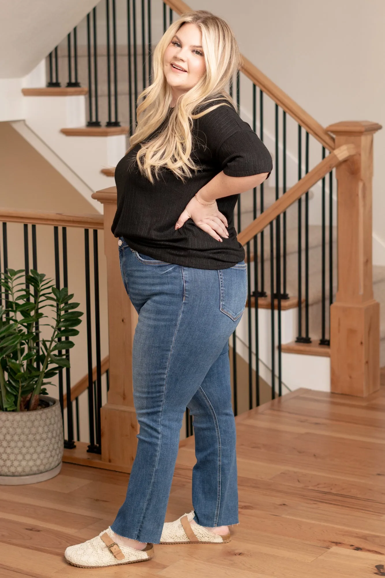 Plus Size Masterfully High Rise Slim Straight