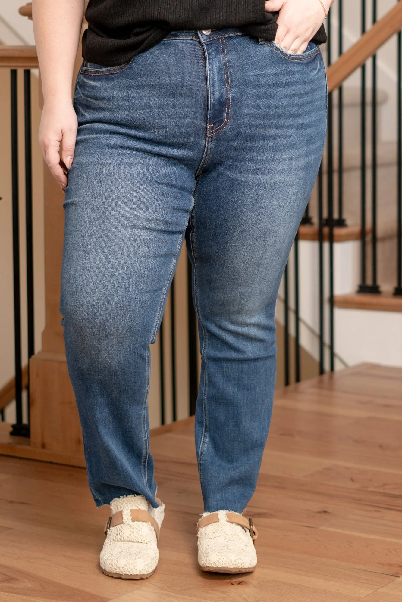Plus Size Masterfully High Rise Slim Straight