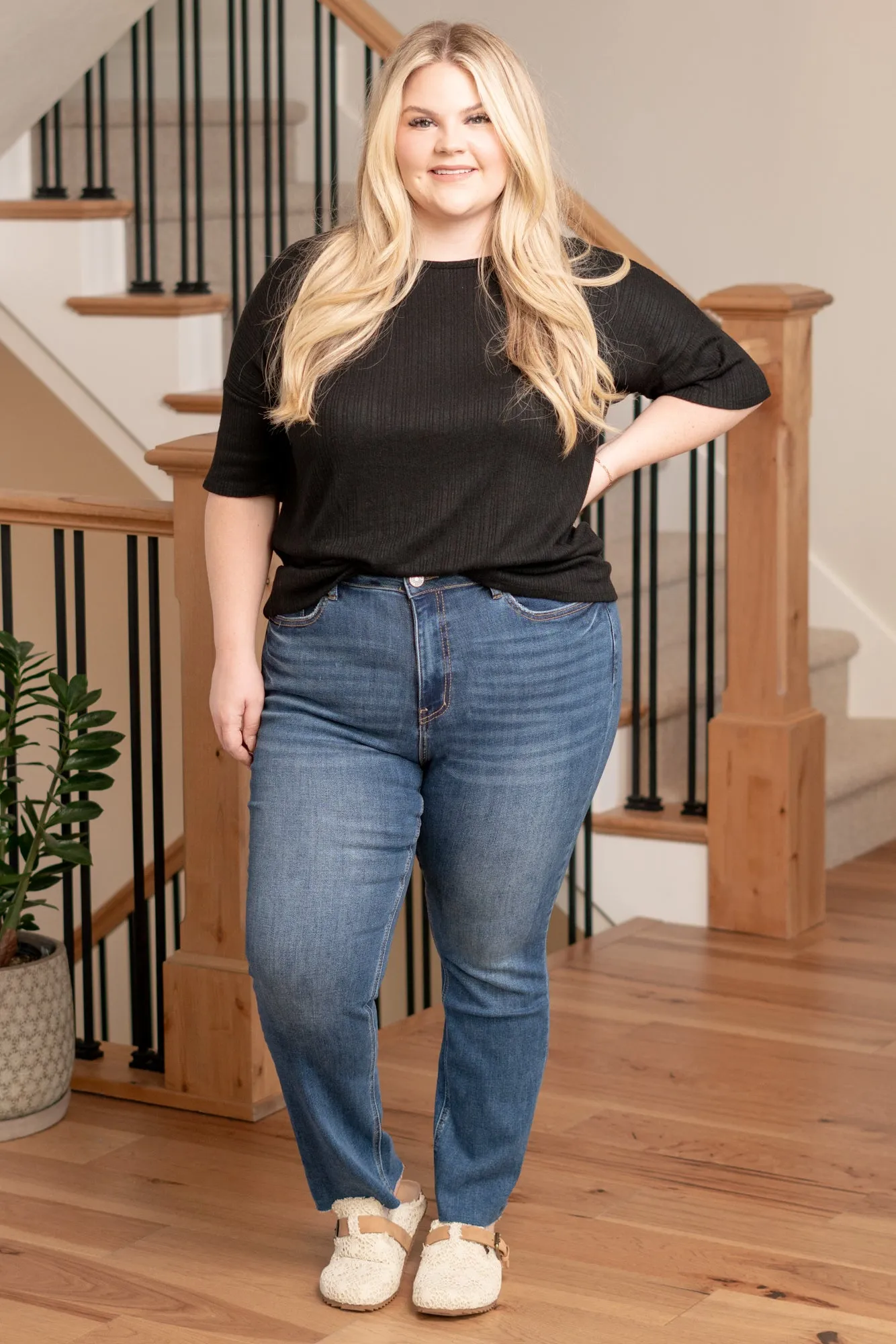 Plus Size Masterfully High Rise Slim Straight