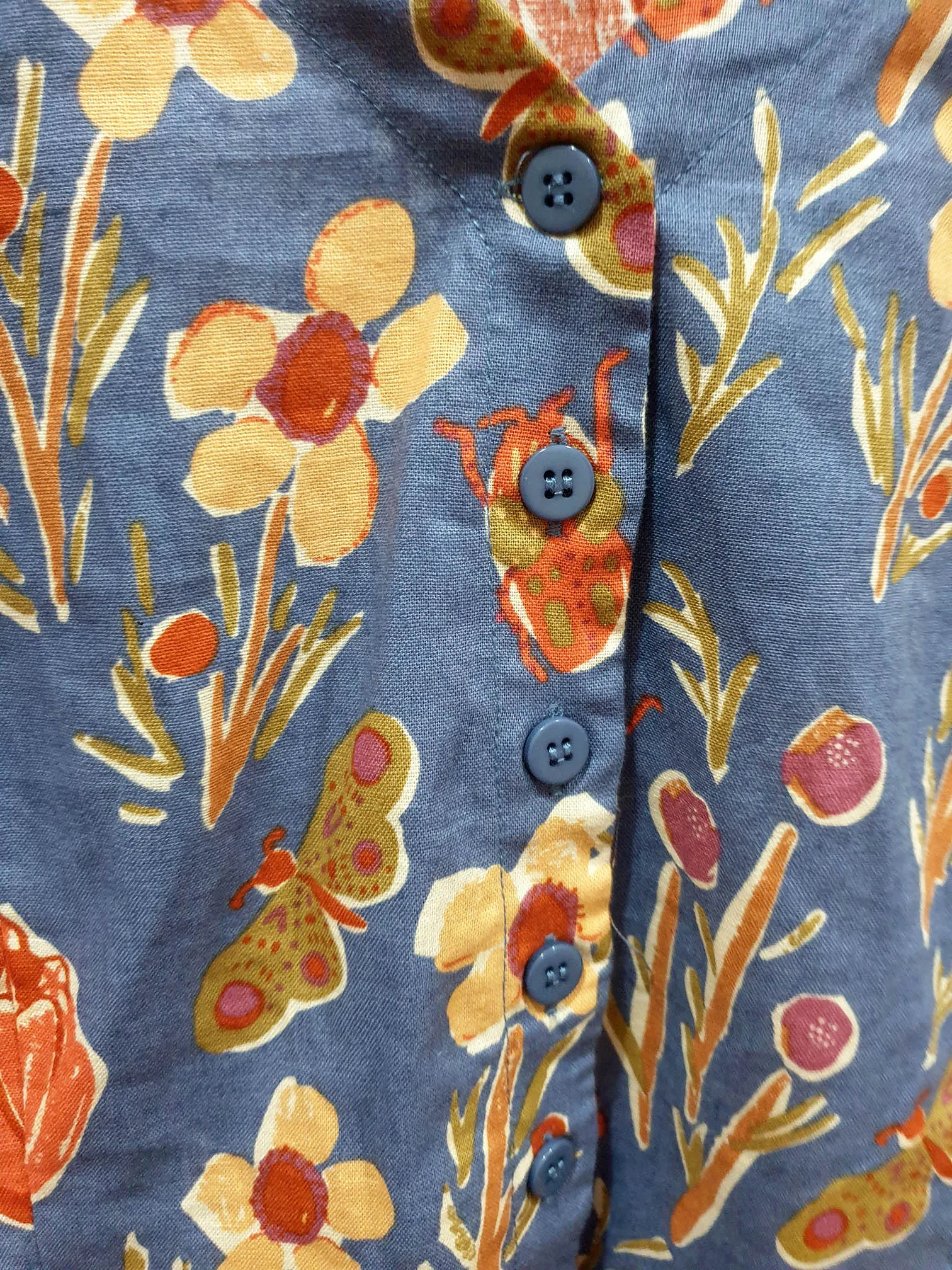 Princess Highway blue floral print top size 12