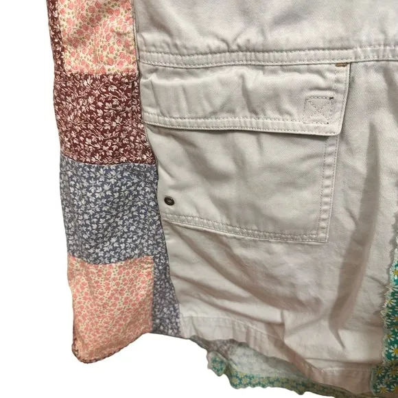 PS-3983 Periscope Women Patchwork Skirt 13 A Line Flare 70's Hippie Boho UpCycle