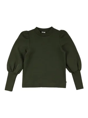 Puff Sleeve Cuff Sweatshirt