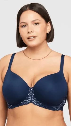 Pure Plus Full Coverage T-Shirt Bra- Gemstone Blue