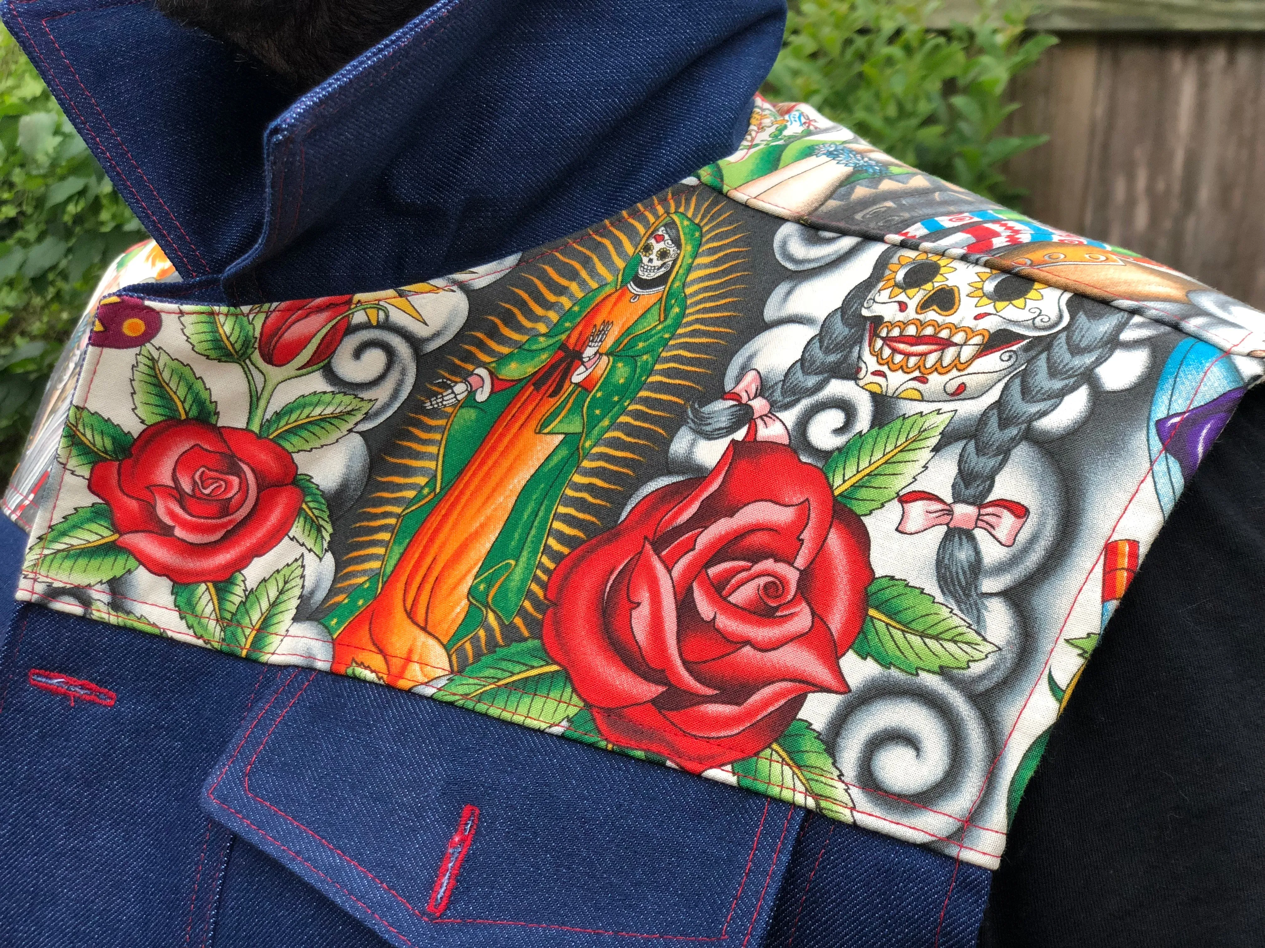 "Marked for love" denim vest