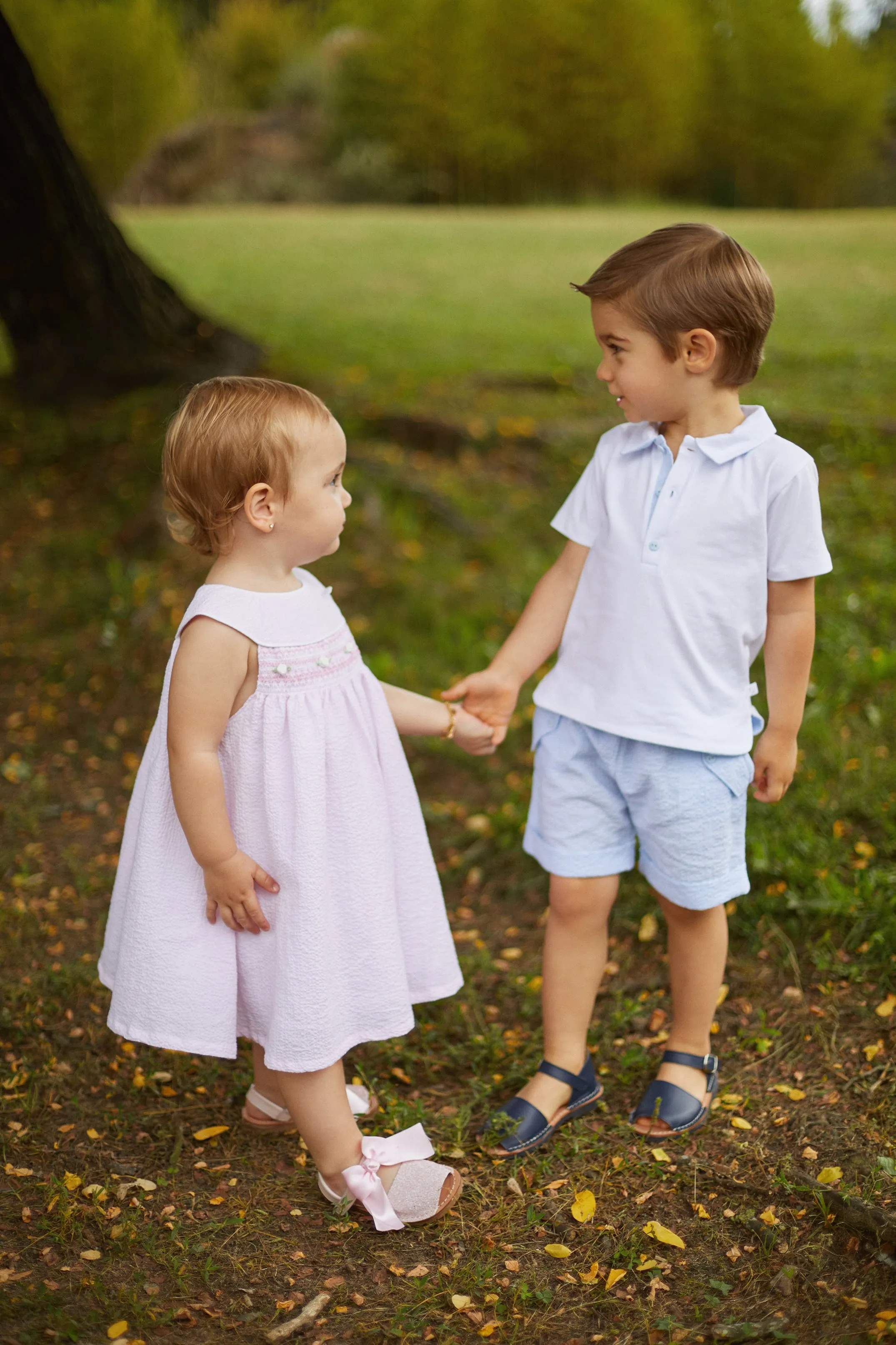 "Miles" Blue Polo Shirt & Shorts