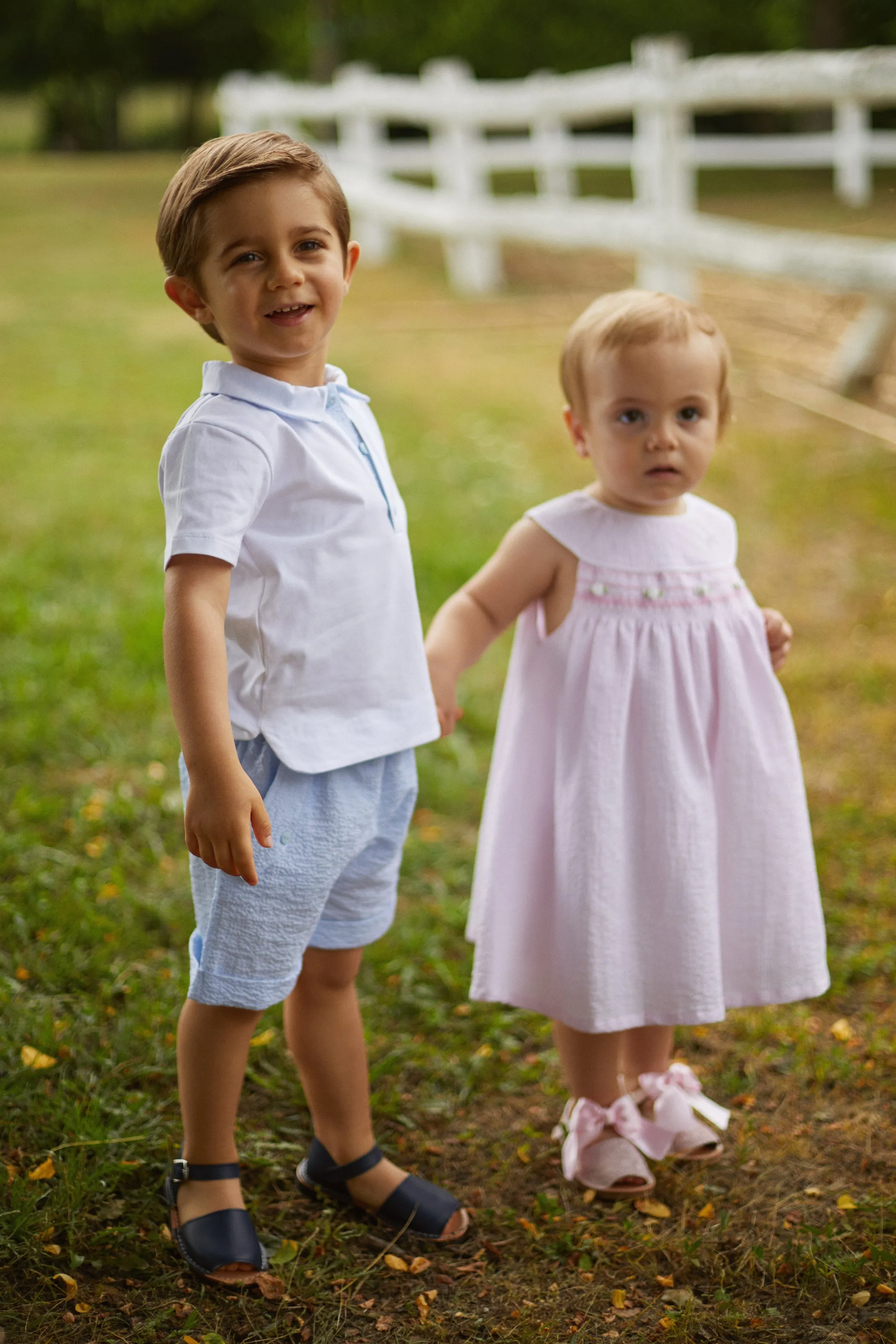 "Miles" Blue Polo Shirt & Shorts