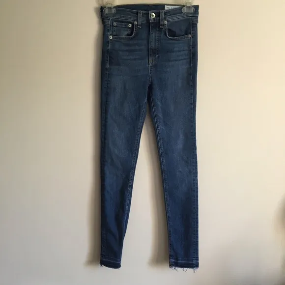 RAG &amp; BONE High Rise Ankle Skinny Jean Sz 24