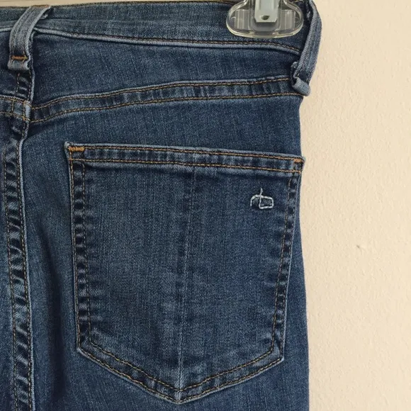 RAG &amp; BONE High Rise Ankle Skinny Jean Sz 24