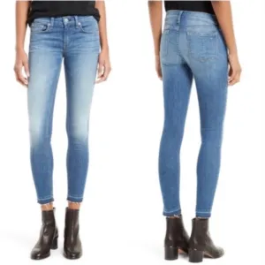 RAG &amp; BONE High Rise Ankle Skinny Jean Sz 24