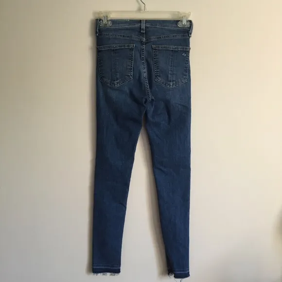 RAG &amp; BONE High Rise Ankle Skinny Jean Sz 24