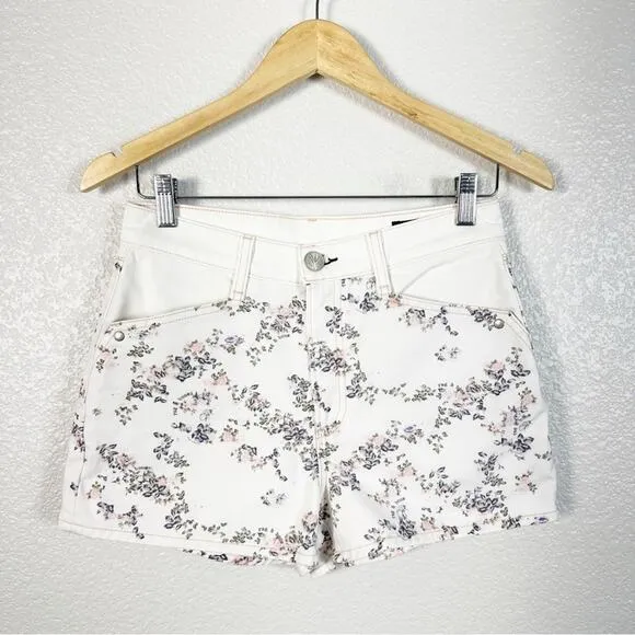 Rag &amp; Bone NWT Women’s Ellie Floral Print High Rise Denim Jean Short Size 26