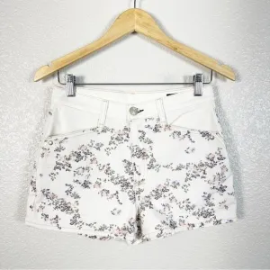 Rag &amp; Bone NWT Women’s Ellie Floral Print High Rise Denim Jean Short Size 26