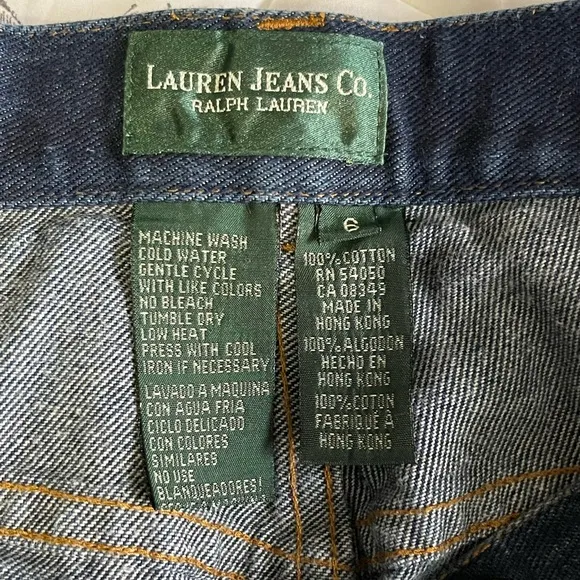 Ralph Lauren Lauren Jeans Co straight leg denim size 6 NWOT
