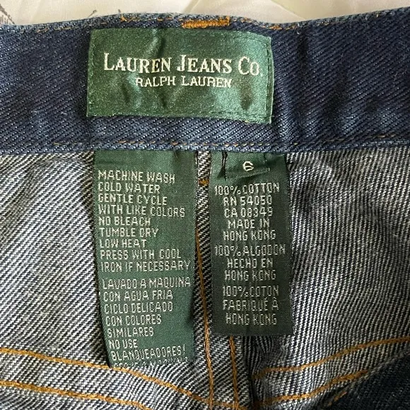 Ralph Lauren Lauren Jeans Co straight leg denim size 6 NWOT