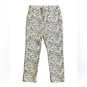 Rebecca Taylor La Vie Women’s Straight Leg Animal Print Jeans Size 27 NWOT