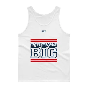 Red and Navy Blue Dream Big Tank tops