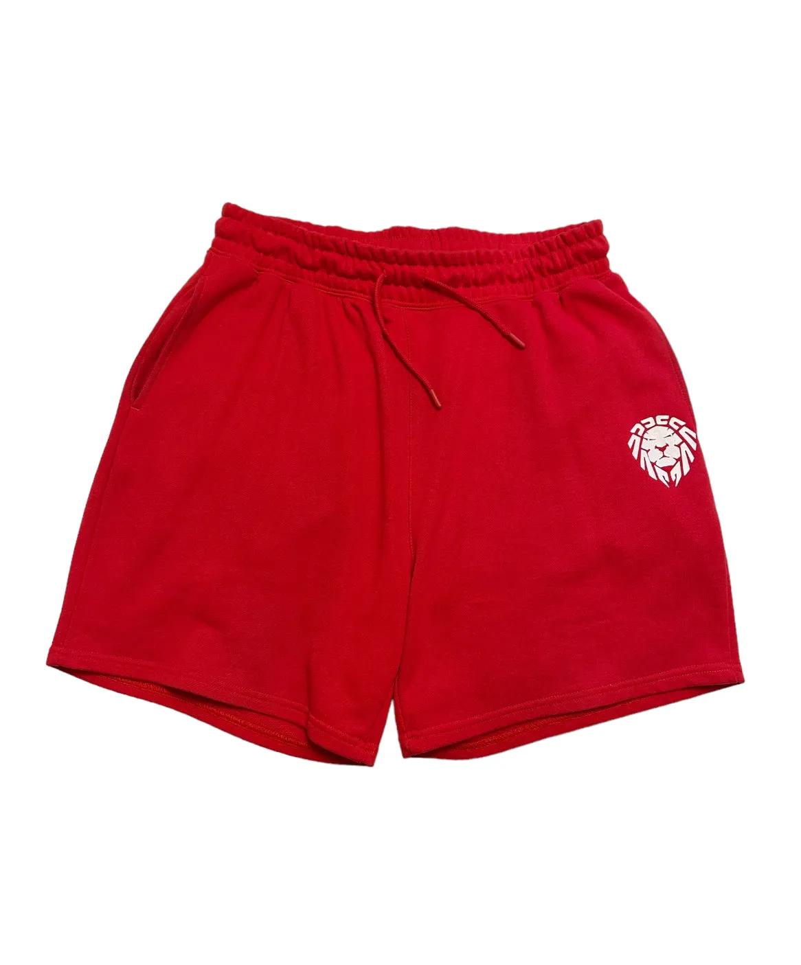 RED/WHITE LION SHORTS