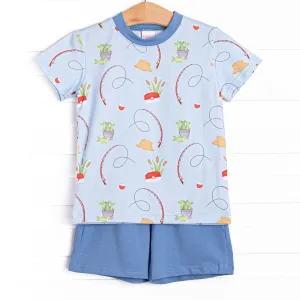 Reely Good Day Short Set, Blue