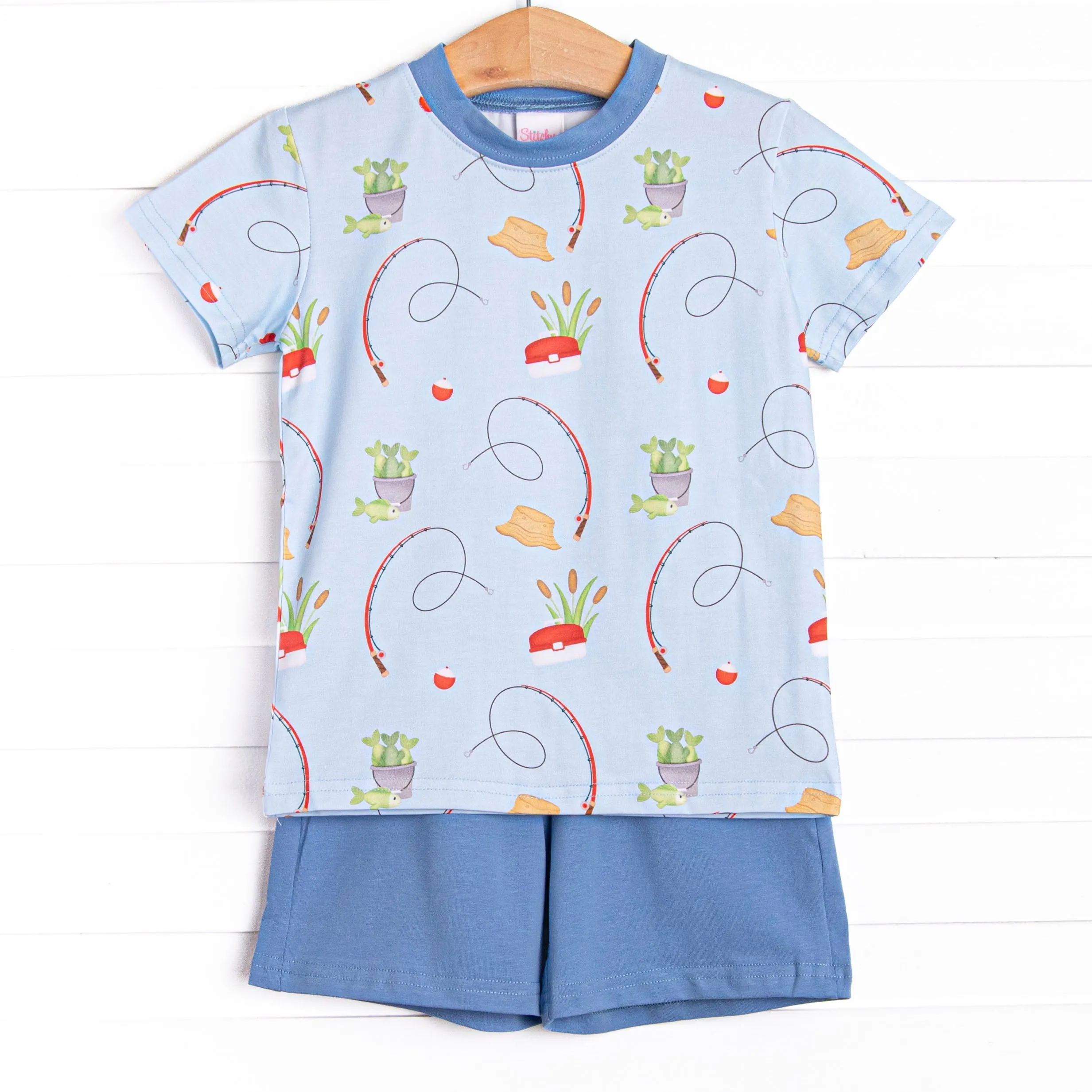 Reely Good Day Short Set, Blue