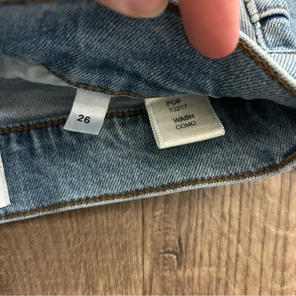 Reformation Jeans High Rise Como Vintage Light Wash Skinny Jeans 26