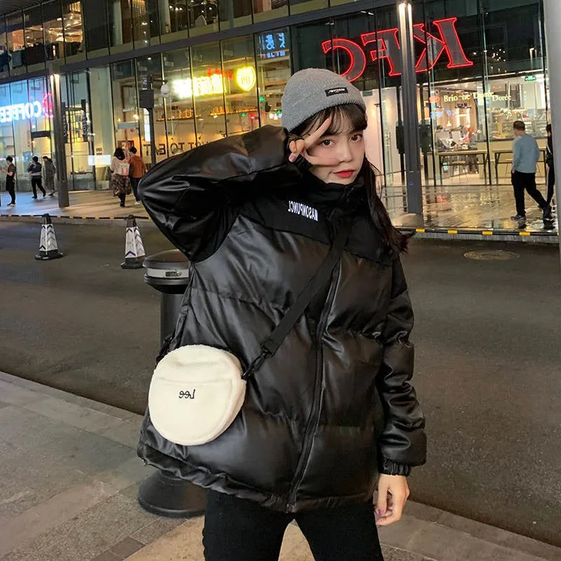 Retro black cotton jacket   KF82362