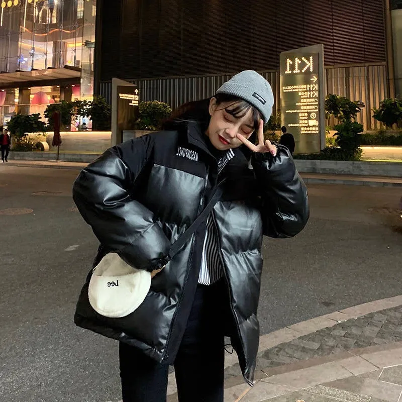 Retro black cotton jacket   KF82362
