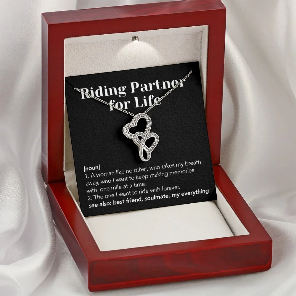 Riding Partner For Life Meaning Necklace