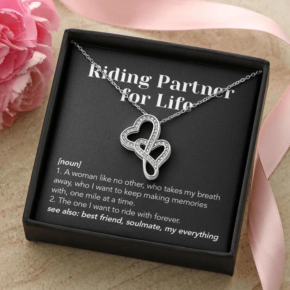 Riding Partner For Life Meaning Necklace