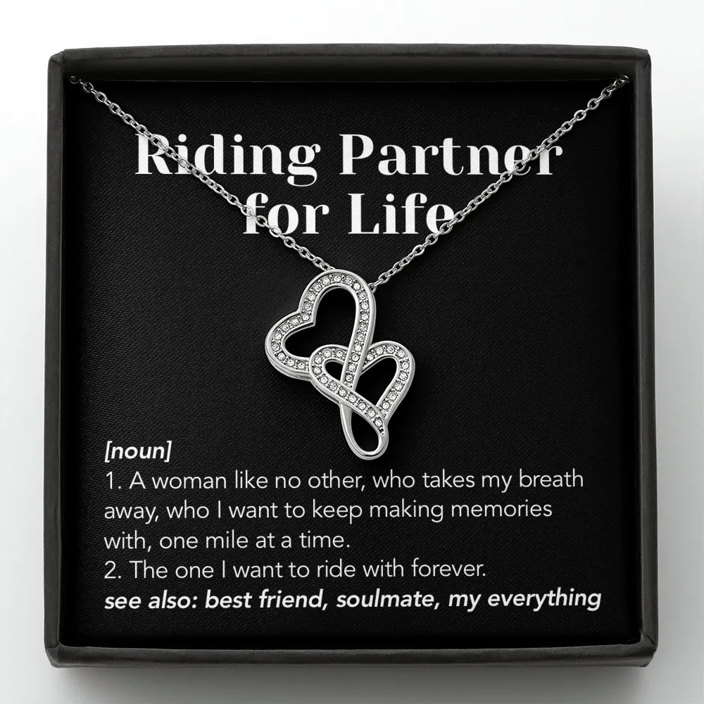 Riding Partner For Life Meaning Necklace