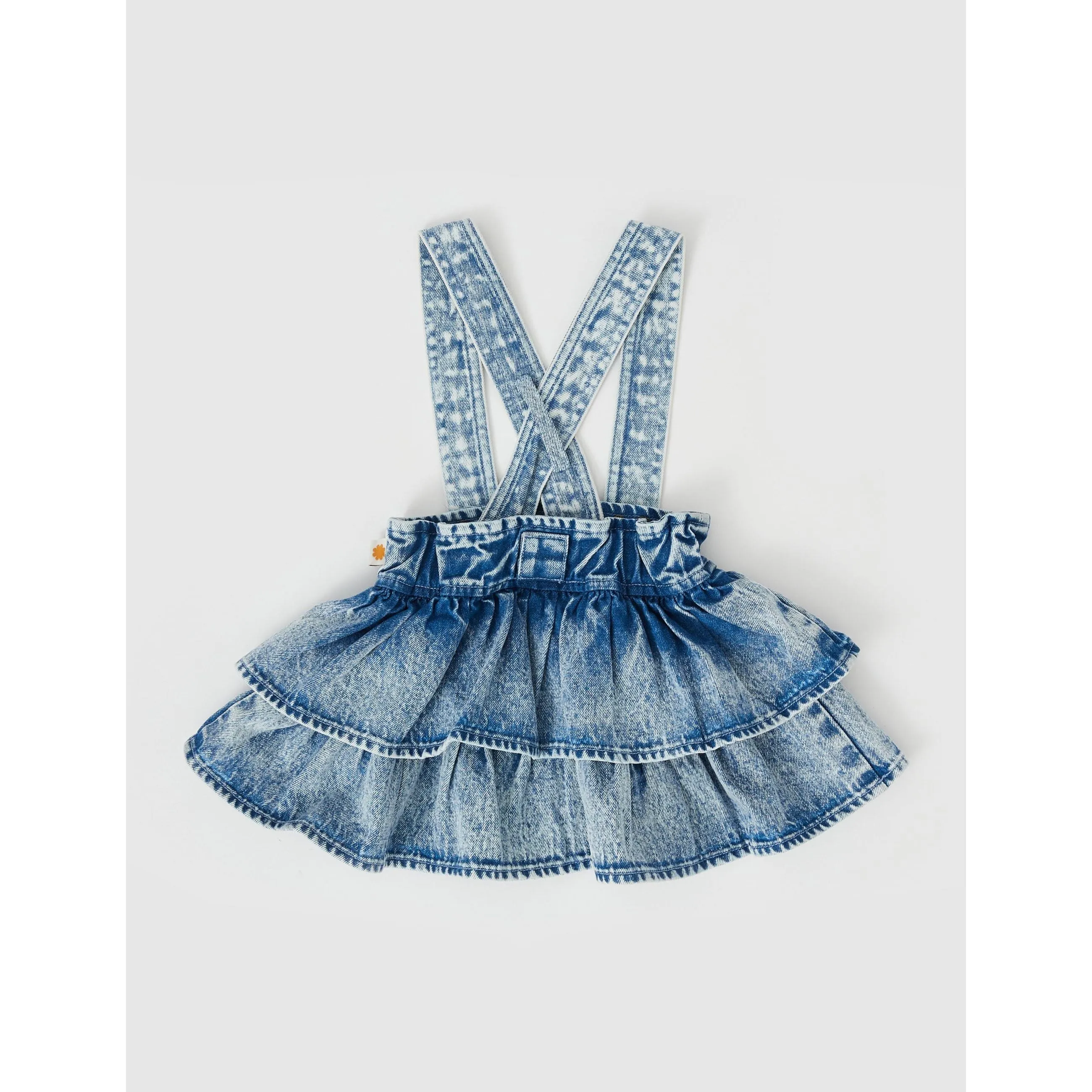 Riley Rara Denim Suspender Skirt